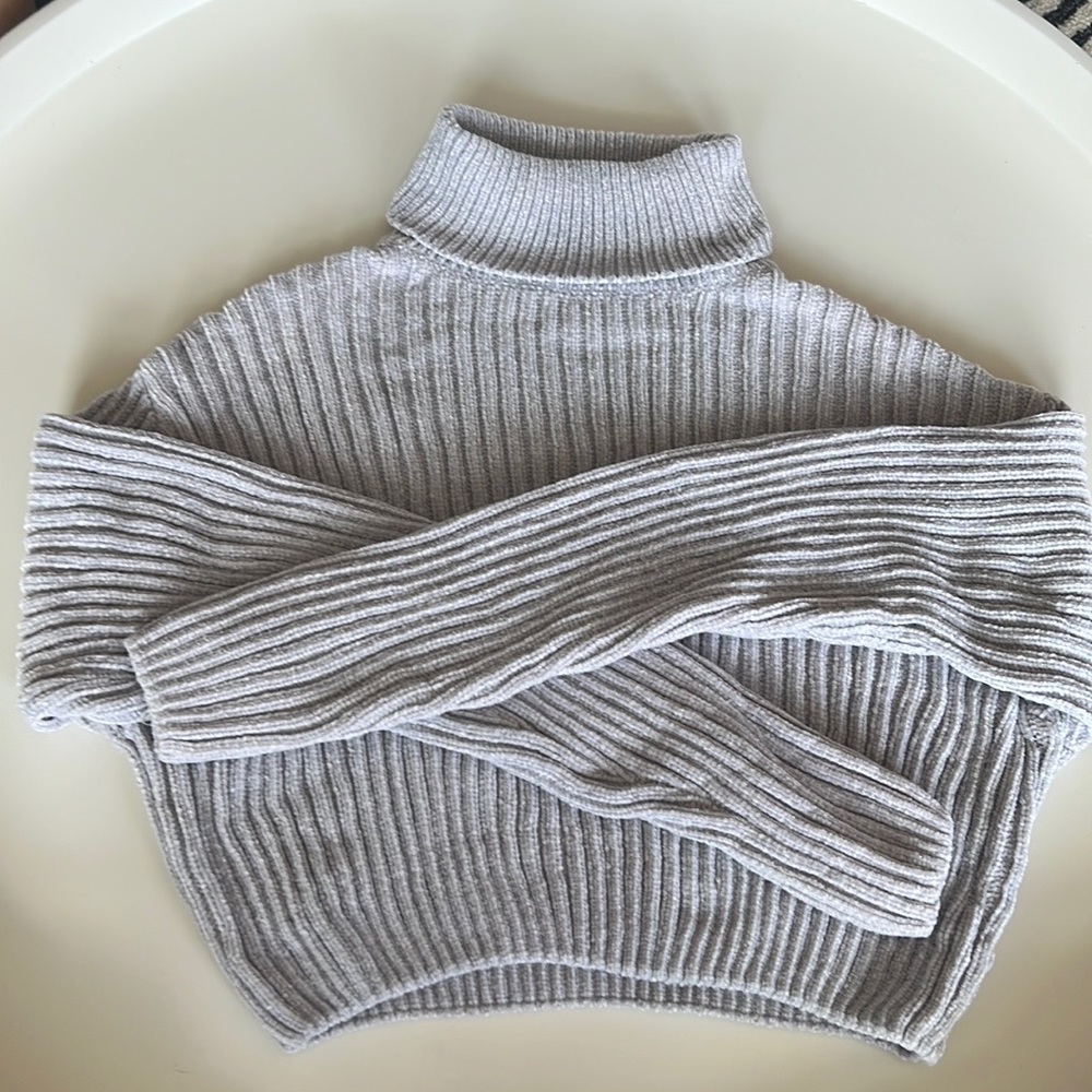 Superdown Tammy Ribbed Turtleneck Sweater M